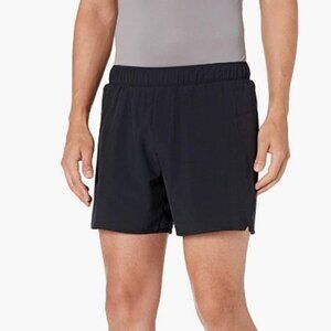 Peak Velocity Men's 5'' Run Short with Boxer Brief, Black XXL